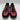 Karl Lagerfeld Black/Red Mesh Lace Up Low Top Sneakers Men’s Size 11 M - Very Good - Ufashion