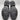 Karl Lagerfeld Logo Print Gray Suede Leather Lace Up Combat Boots Men’s 11M/44 - Very Good - Ufashion