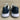 Ike Behar “JONATHAN” White Textile/Blue Leather Low Top Lace Up Sneakers Size 13 - Ufashion