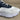 Ike Behar “JONATHAN” White Textile/Blue Leather Low Top Lace Up Sneakers Size 13 - Ufashion