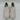 Dr. Scholl's HAPPINESS LO White Fabric Round Toe Slip On Low Top Sneakers, 9.5M - Very Good - Ufashion