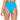 L*Space Ridin' High Frenchi Bitsy Bottom Electric Blue XS - Ufashion