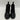 Dr. Martens 1460 Pascal Mono J Black Round Toe Lace Up/Zip Ankle Boots, Kid’s 3 - Very Good - Ufashion