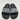 VALENTINO BY MARIO Black Leather Open Toe Logo Slide Sandals, Women’s Size 3/36 - Very Good - Ufashion
