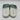 Valentino By Mario Green/White Synthetic Slide Sandals Women’s Size 7/40 - Very Good - Ufashion