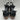 Alexandre Birman Black Leather Open Toe Platform Slingback Clog Sandal Size 39.5 - Very Good - Ufashion