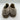 Anne Klein EVERLY Gray Fabric Slip On Moc Toe Penny Loafers Women’s Size 9.5W - Very Good - Ufashion