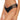 Becca by Rebecca Virtue Fine Line Rib Jordan Scoop Strappy Hipster Bottoms Black - Ufashion