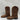 Corral Brown Smooth Ostrich Square Toe Pull On Western Boots Mens Size 8.5D - Very Good - Ufashion