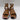 La DoubleJ Floral Midsole Leather Sandals Brown Size 38 - Very Good - Ufashion