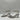 Badgley Mischka Women's Ultra Embellished Slingback Sandals Silver 7 - Very Good - Ufashion