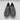 JACK ROGERS Riley Grey Faux Leather Quilted Slip On Low Top Sneakers, Size 8M - Very Good - Ufashion