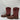 Cody James Men's Camden Western Boots Brown/Red Leather Size 12D - Very Good - Ufashion