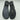 Saint Laurent Tail Metallic Thong Flat Sandals Argento Silver Size 38.5 - Very Good - Ufashion