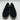 Anne Klein EVERLY Black Fabric Slip On Moc Toe Penny Loafers Women’s Size 6.5W - Very Good - Ufashion