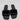Stuart Weitzman Faux Pearl Suede Flat Sandals Black Size 8.5B/39 - Very Good - Ufashion