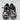 Justin Women's Hazer Casual Shoes Black/White Size 7.5M - Very Good - Ufashion