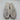 JACK ROGERS Riley Grey Faux Leather Quilted Slip On Low Top Sneakers, Size 8.5M - Ufashion
