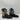 Women’s Corral Embroidery/Hydro Leather Boots Black/Blue Size 7.5M - Ufashion