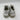 Saint Laurent Women Andy Leather Sneakers Sliver Size 39 - Very Good - Ufashion