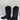 OLD WEST MEN'S SMOOTH LEATHER WESTERN BOOTS ROUND TOE BLACK SIZE 8.5D - Very Good - Ufashion