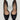 Kelly & Katie Black Leather DOrsay Pointed-Toe Heels 2.5" Slim Heel Size 6.5 - Very Good - Ufashion