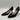 Kelly & Katie Black Leather DOrsay Pointed-Toe Heels 2.5" Slim Heel Size 6.5 - Very Good - Ufashion