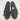 London Rag Womens Black Patent Man Made With bow Size 8 - Very Good - Ufashion