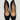 Kelly & Katie Genna Black Pointed Toe Pumps Size 8W/39 Textile Upper Manmade - Very Good - Ufashion