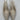 Mix No. 6 Beige Patent Pointed Slingback Heels size 7.5M - Ufashion