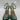 Women’s Aquazzura Green Satin Pump with Crystal Front Buckle Green Size 39.5 - Very Good - Ufashion