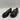 Nine West gables Womens Black Loafers With Gold Chain Accent Size 6.5M - Very Good - Ufashion