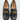 Nine West gables Womens Black Loafers With Gold Chain Accent Size 6.5M - Very Good - Ufashion