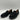 Journee Collection Womens Black Suede Slip-On Loafers Size 5.5 Lug Sole Durable - Very Good - Ufashion