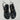 Michael Kors Womens Black Jelly Thong Sandals with Gold MK Emblem Size 8M - Very Good - Ufashion