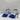 Women’s Andrea Wazen Franca Glit Crystal Pumps Blue Size 40 - Very Good - Ufashion