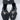 Karl Lagerfeld Rayan Rhinestone and Pearl Embellished Block Heel Black Size 8.5 - Very Good - Ufashion
