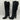 ALEXANDRE BIRMAN Lolita Black Shearling Lined/Leather Knee High Boots, Size 37.5 - Very Good - Ufashion