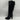 ALEXANDRE BIRMAN Lolita Black Shearling Lined/Leather Knee High Boots, Size 37.5 - Very Good - Ufashion