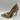 NWB Gianvito Rossi Gold Metallic Python Leather Point Toe Slip On High Heel 38.5 - Ufashion