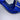 Alexander McQUEEN Women’s Double Buckle Punk Mule Sandals Blue Leather Size 38.5 - Very Good - Ufashion