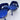 Alexander McQUEEN Women’s Double Buckle Punk Mule Sandals Blue Leather Size 38.5 - Very Good - Ufashion
