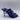 Alexander McQUEEN Women’s Double Buckle Punk Mule Sandals Blue Leather Size 38.5 - Very Good - Ufashion
