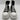 Alexander McQueen Tread Slick Lace Up Boot Black/White Size 42.5 - Very Good - Ufashion