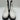 Alexander McQueen White Leather Pull On Platform Chelsea Boots Men’s Size 41 E - Very Good - Ufashion