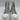Alexander McQueen Men's Treadslick High Top Lug Sole Sneakers Silver Size 44 - Very Good - Ufashion