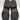 JG Black Synthetic Knee Boots Studded Red Back Zipper Size XWC 8 - Very Good - Ufashion