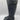 JG Black Synthetic Knee Boots Studded Red Back Zipper Size XWC 8 - Very Good - Ufashion