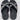 Versace Women Nastro Greca Crisscross Sandals Black/White Canvas Size 39 - Very Good - Ufashion