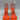 Christian Louboutin So Me Orange Women's Leather Spike Sandals Size 37.5 - Very Good - Ufashion